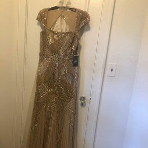 Gold Sequin Ballgown